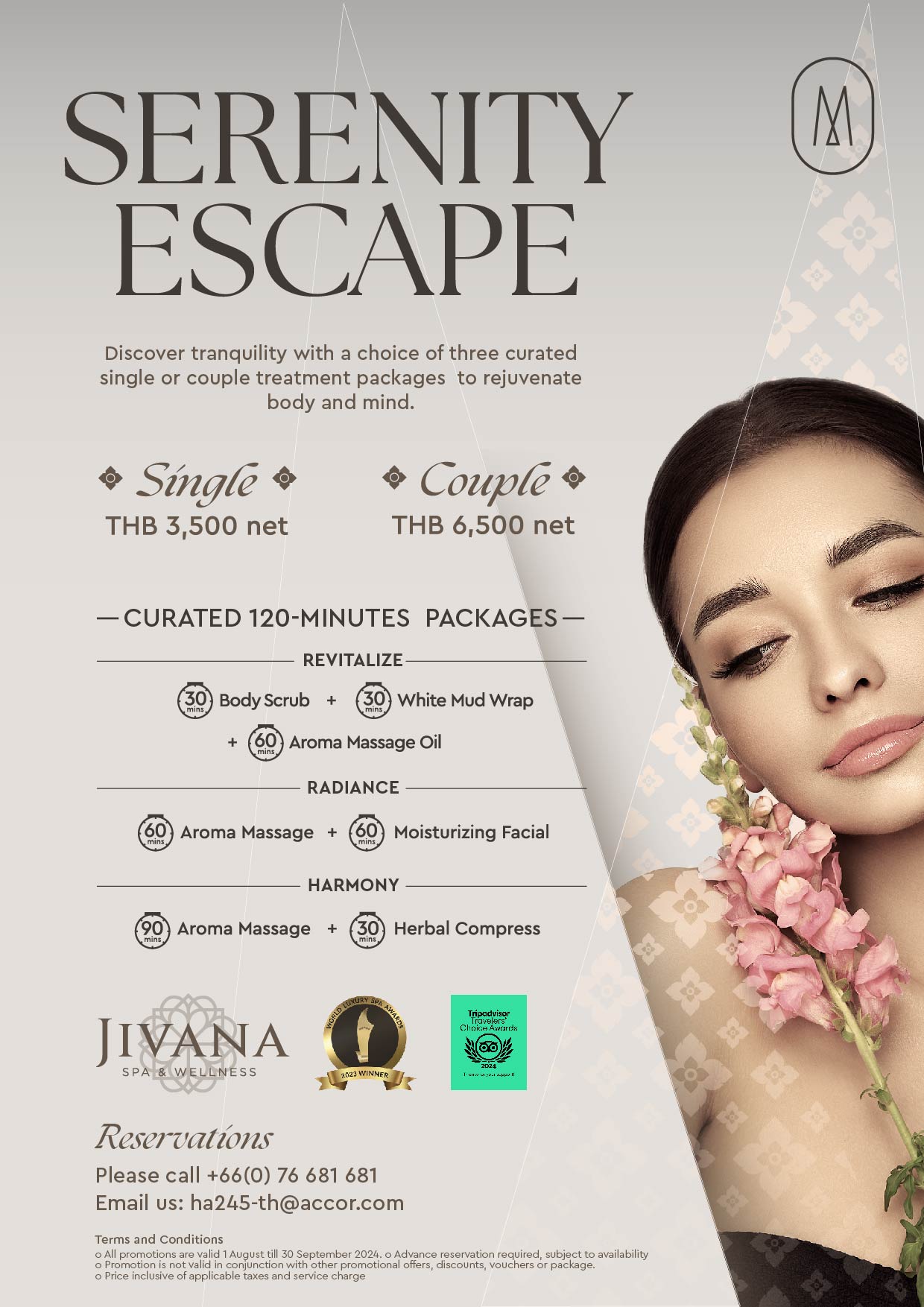 Jivana Spa August Promotion